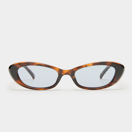 Le Specs The Whisperer Sunglasses in Dark Tort