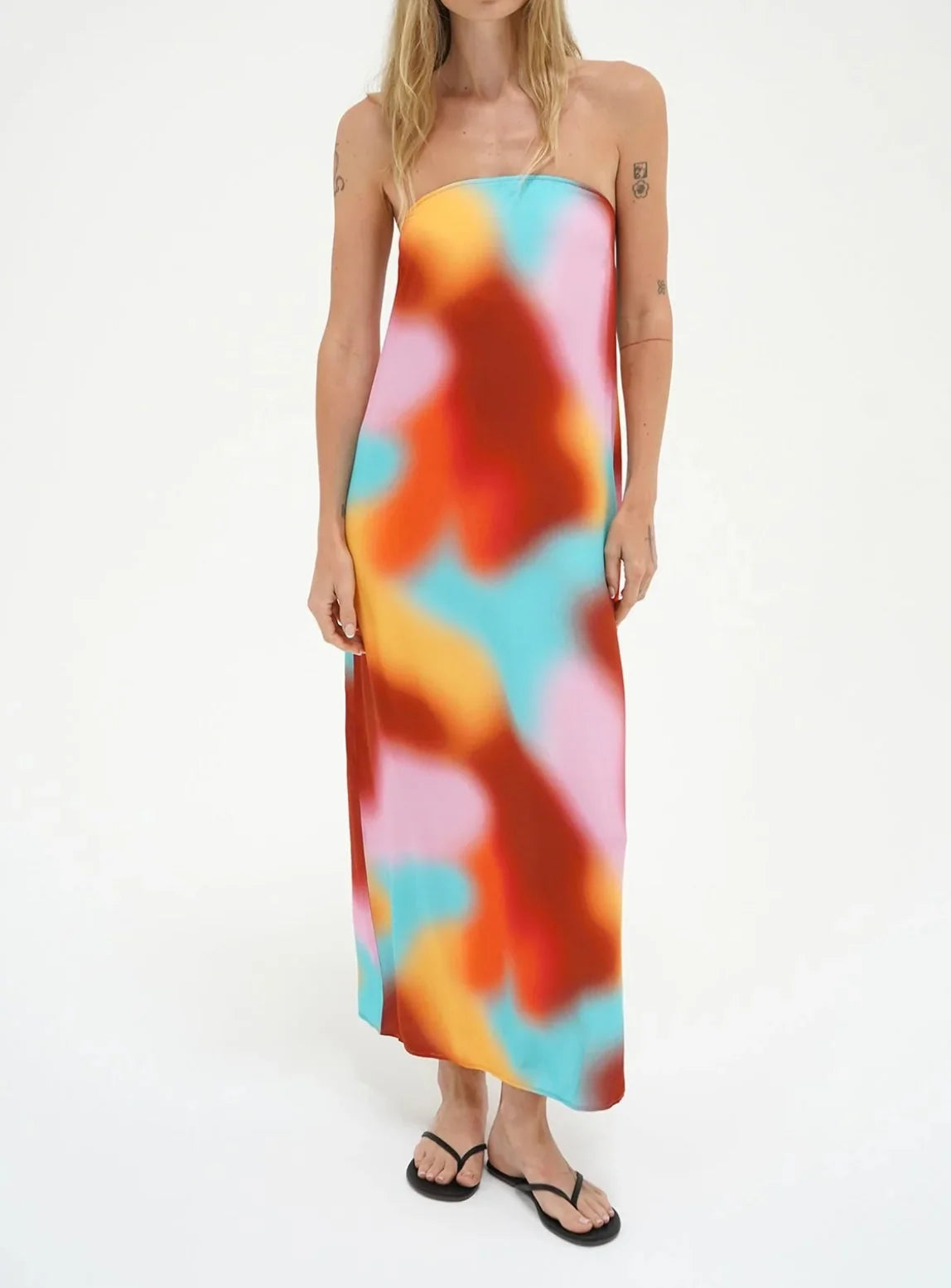 LNA Ekana Dress in Mirage Print