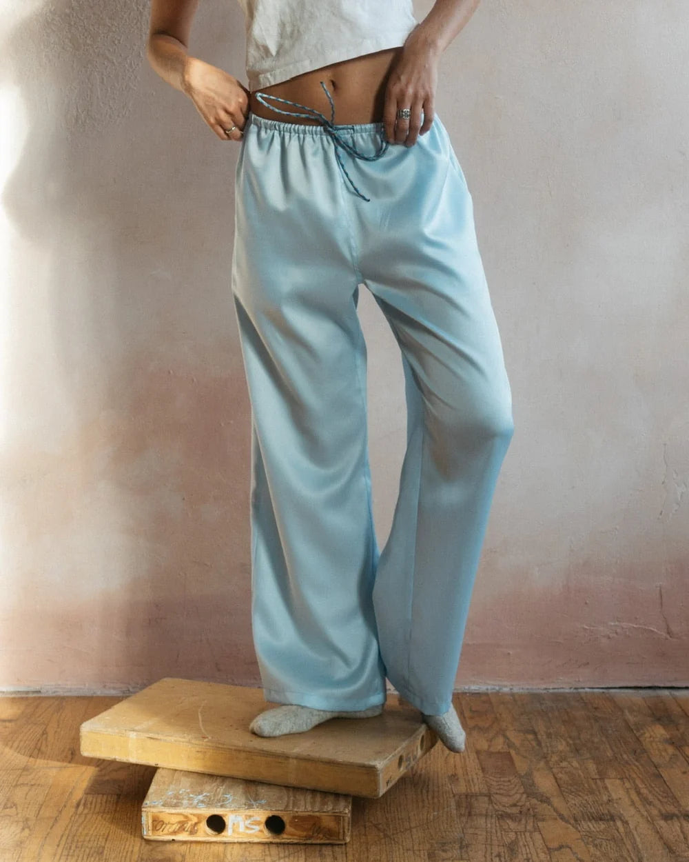 STOW Apparel Ziggy Pant in Baby Blue