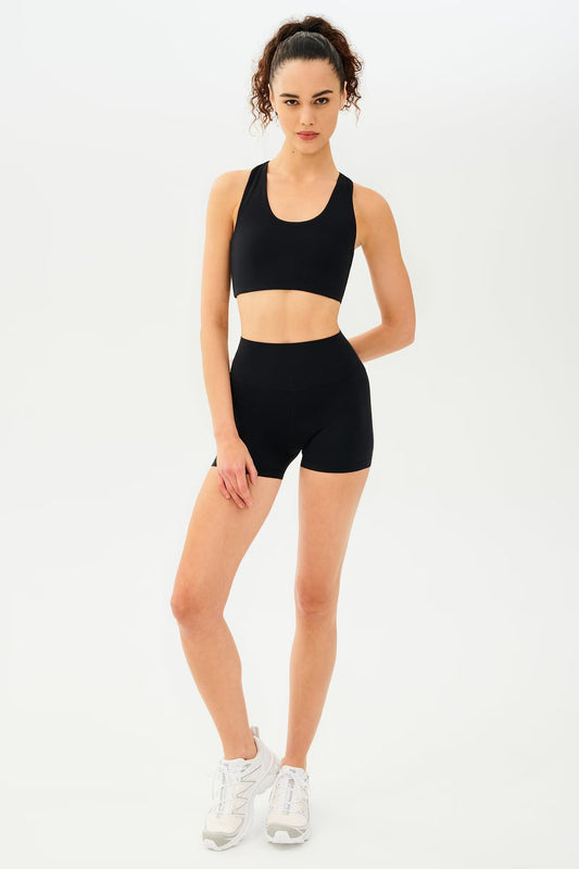 Splits59 Airweight High Waist 3.5'' Short in Black