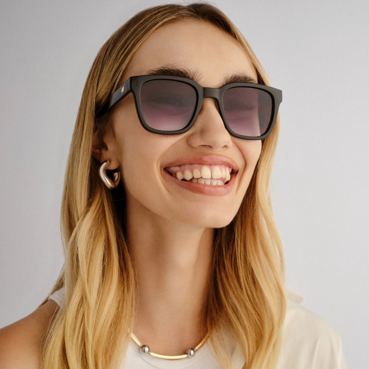 Le Specs Elixir Sunglasses in Black