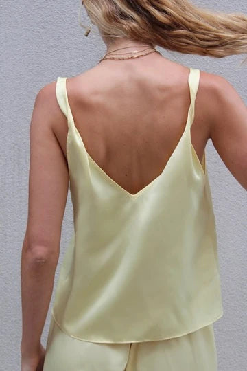 STOW Apparel Andi Tank in Yellow