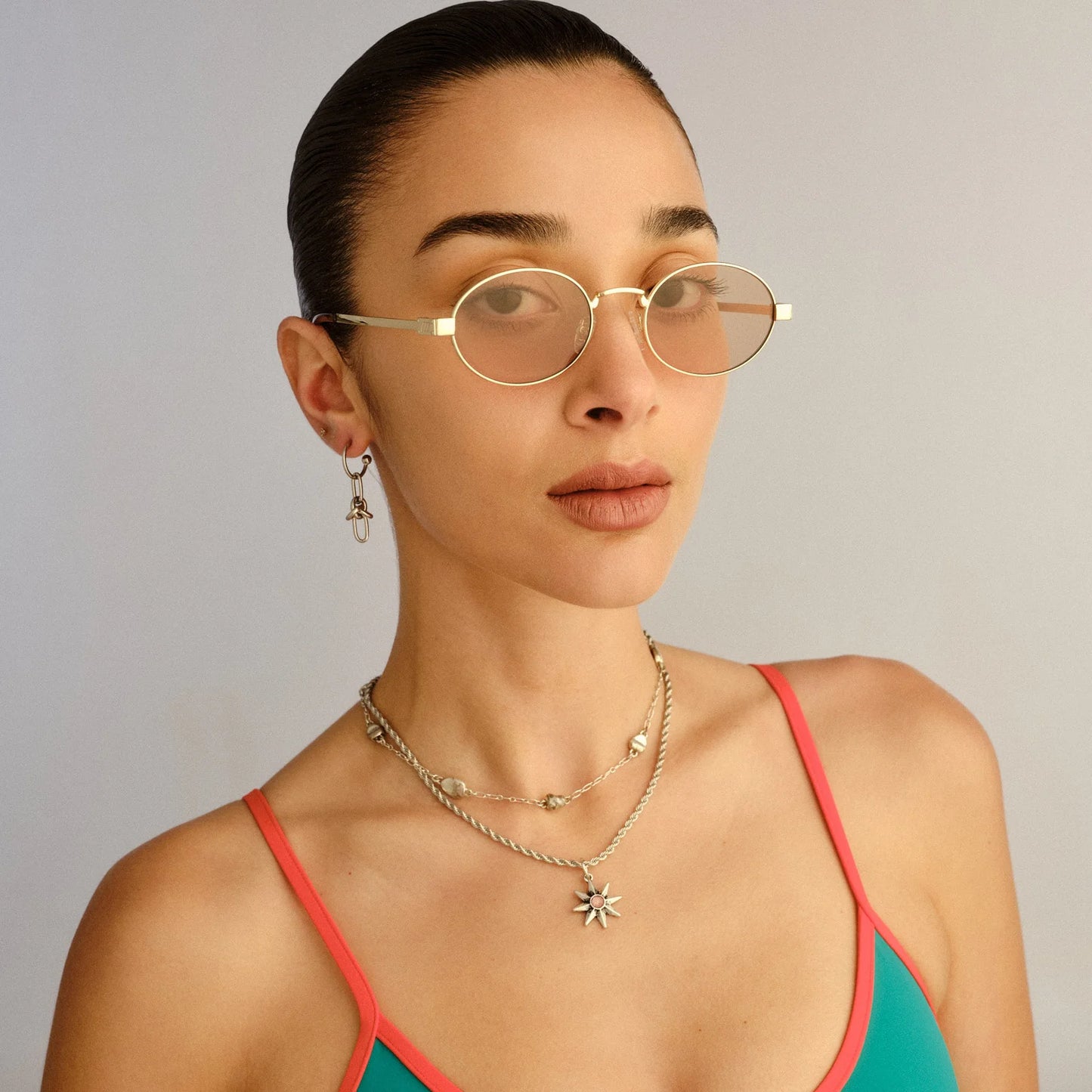 Le Specs Poseidon Deux in Gold