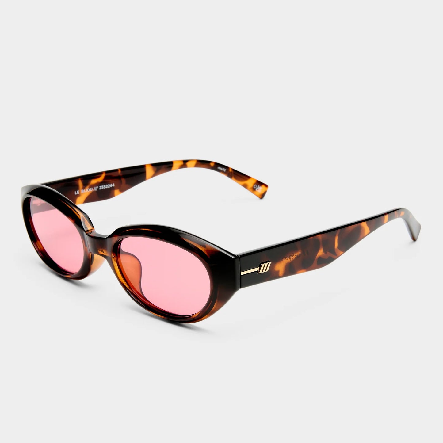 Le Specs Le Bijou Sunglasses in Tort/Crimson