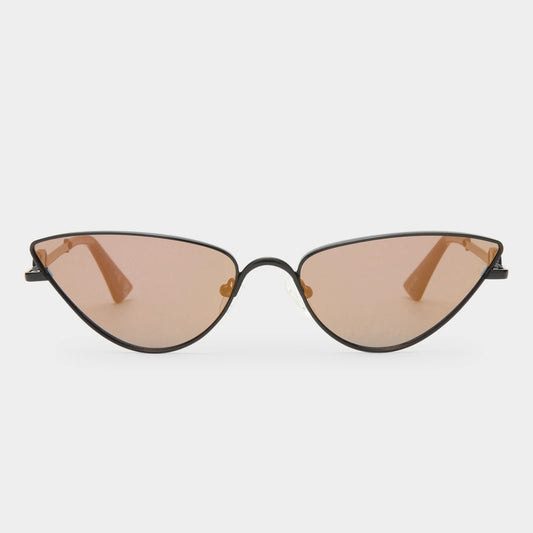 Le Specs The Soiree Sunglasses in Satin Black