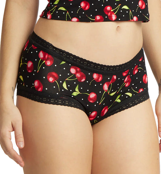 Hanky Panky Boyshort in Cherry Bomb