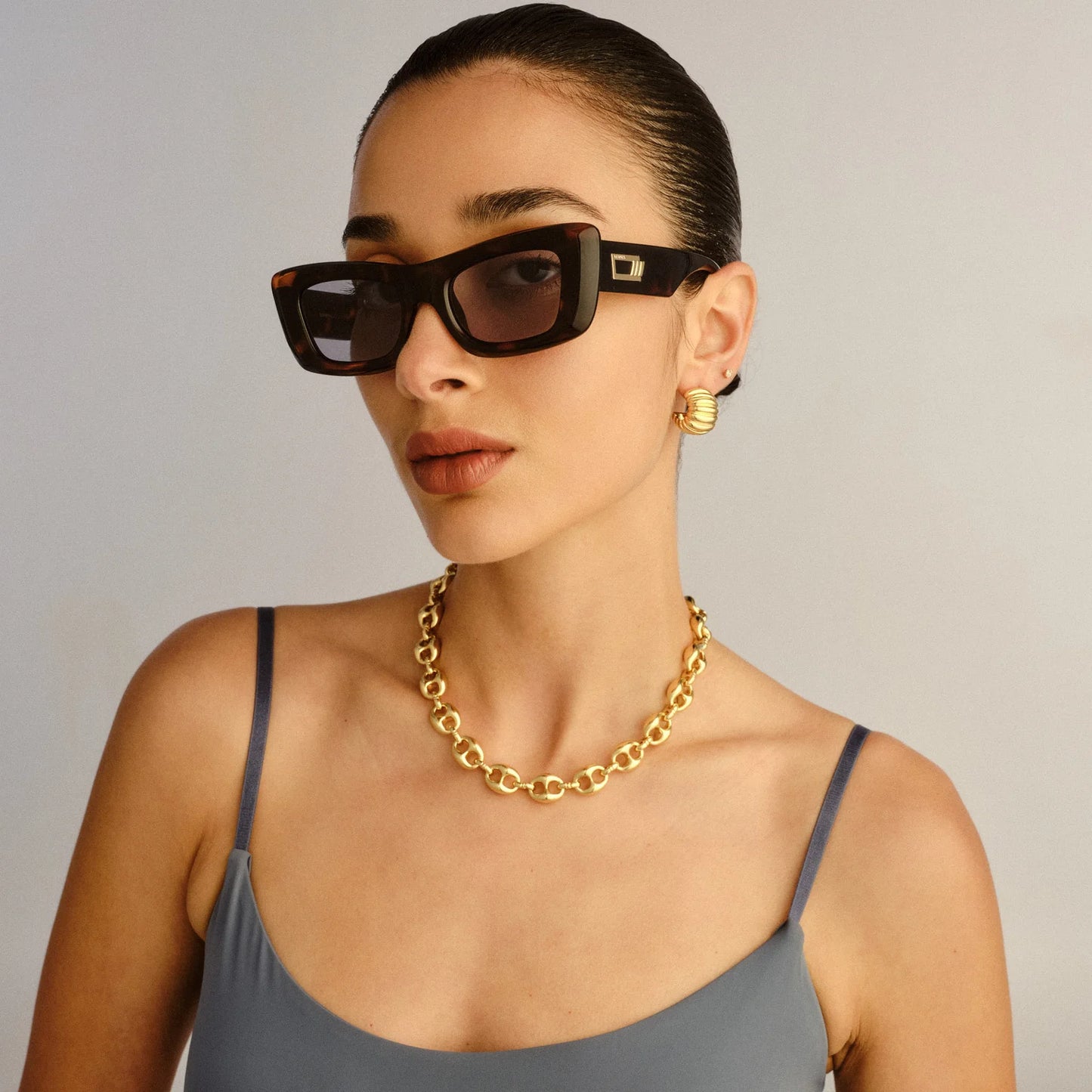 Le Specs Dopamine Sunglasses in Tort