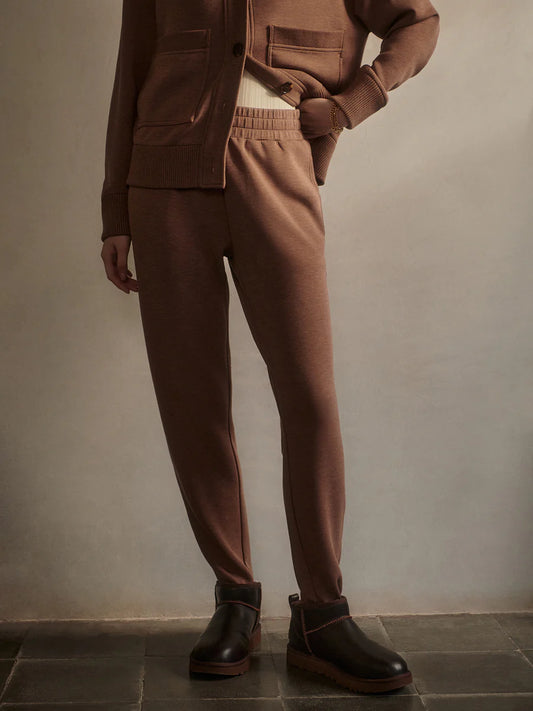 Varley Slim Zip Hem 26in Pant in Golden Bronze Marl