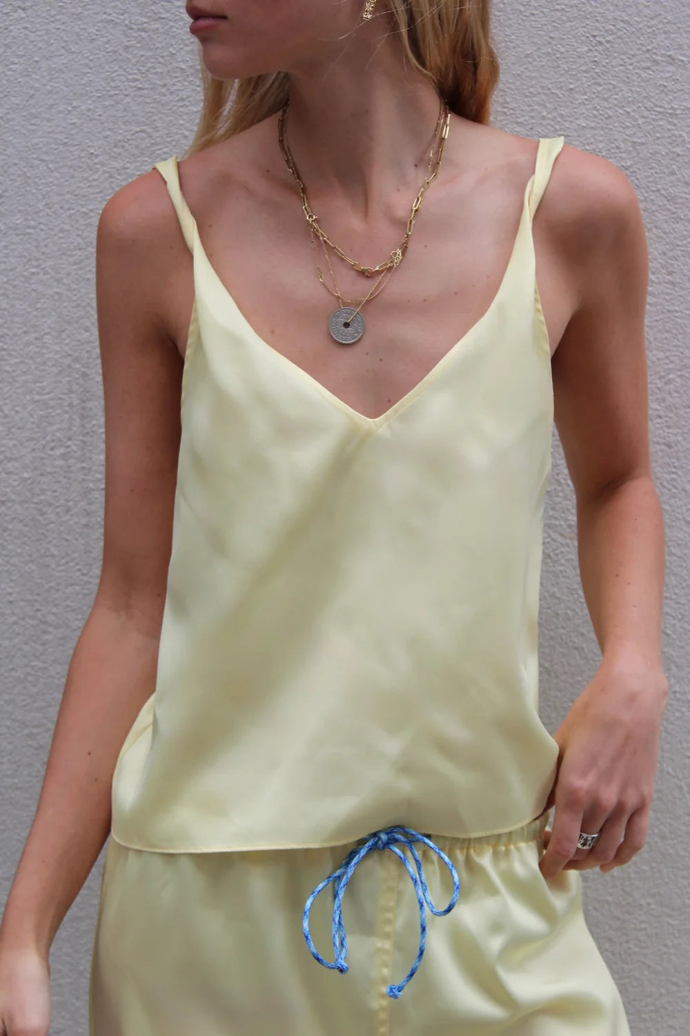 STOW Apparel Andi Tank in Yellow