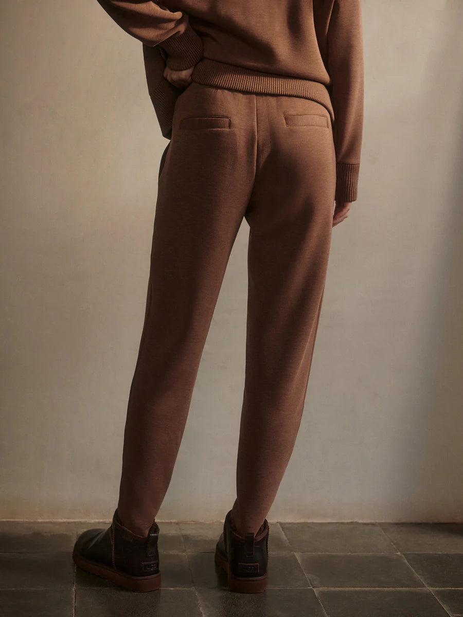 Varley Slim Zip Hem 26in Pant in Golden Bronze Marl