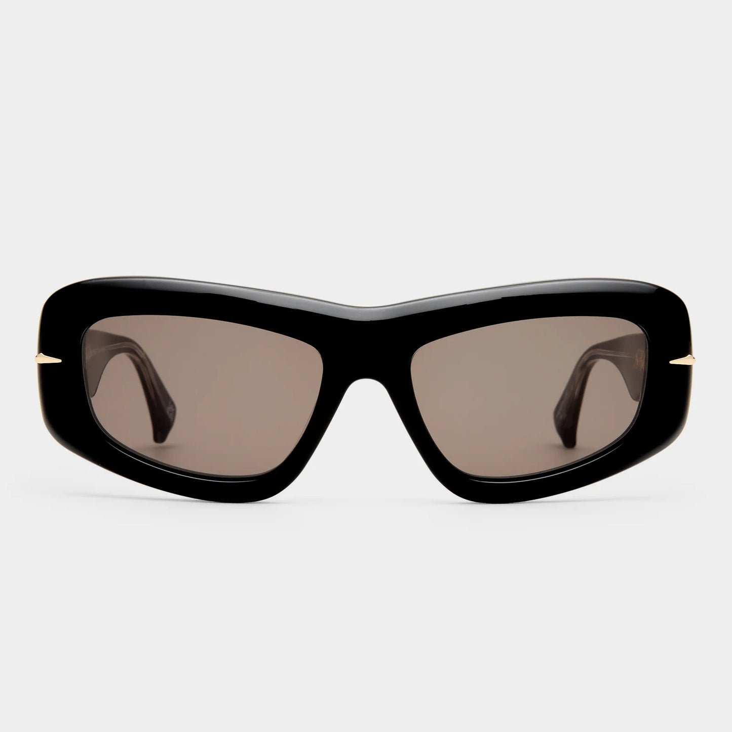 Le Specs Luxe Numero Ocho Sunglasses in Obsidian Black