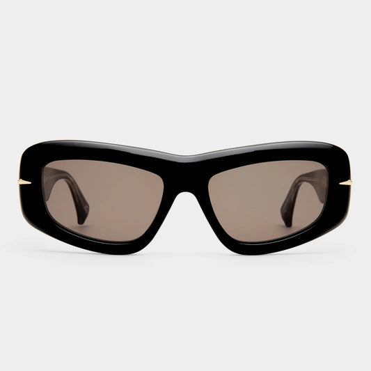 Le Specs Luxe Numero Ocho Sunglasses in Obsidian Black