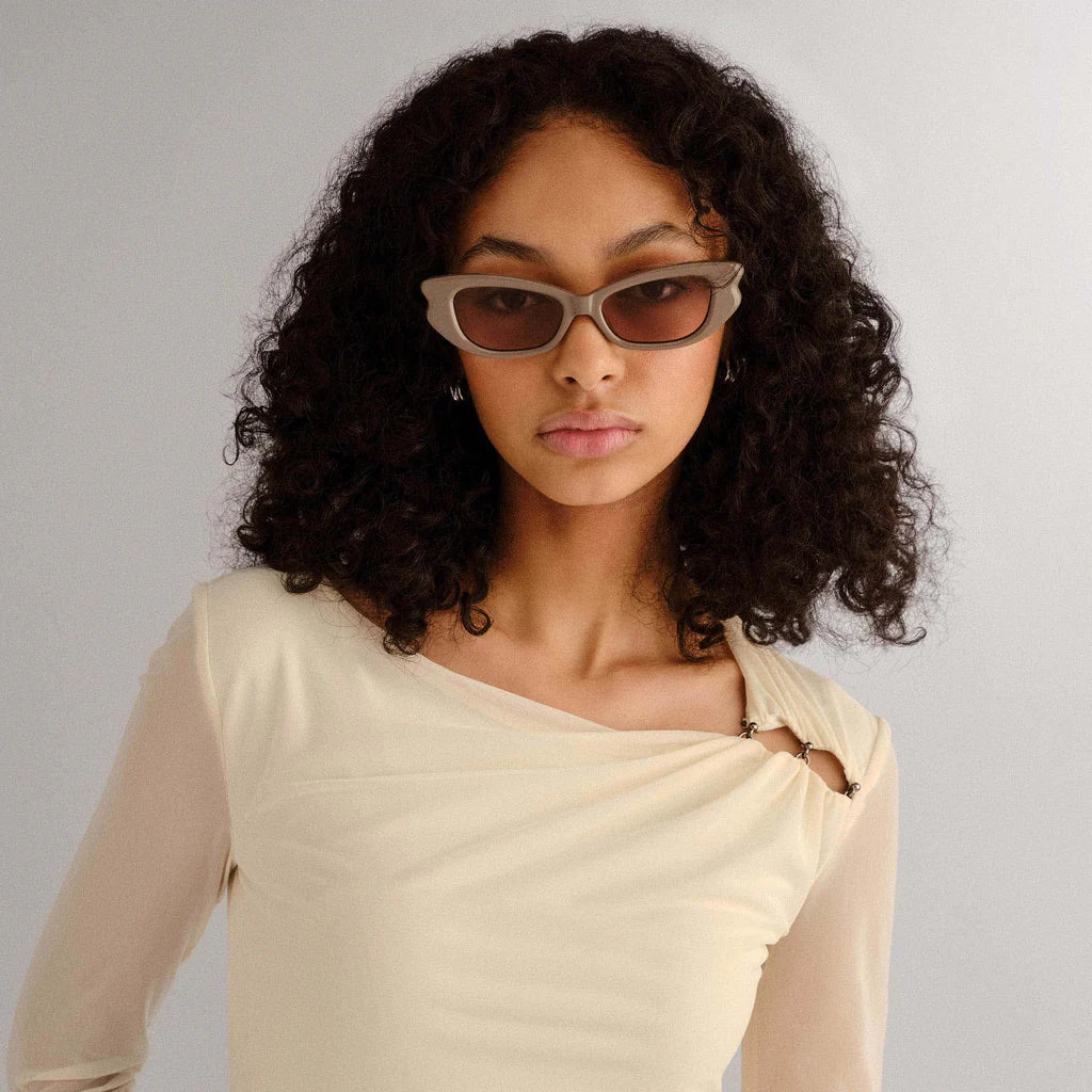 Luv Lou The Elle Sunglasses in Taupe