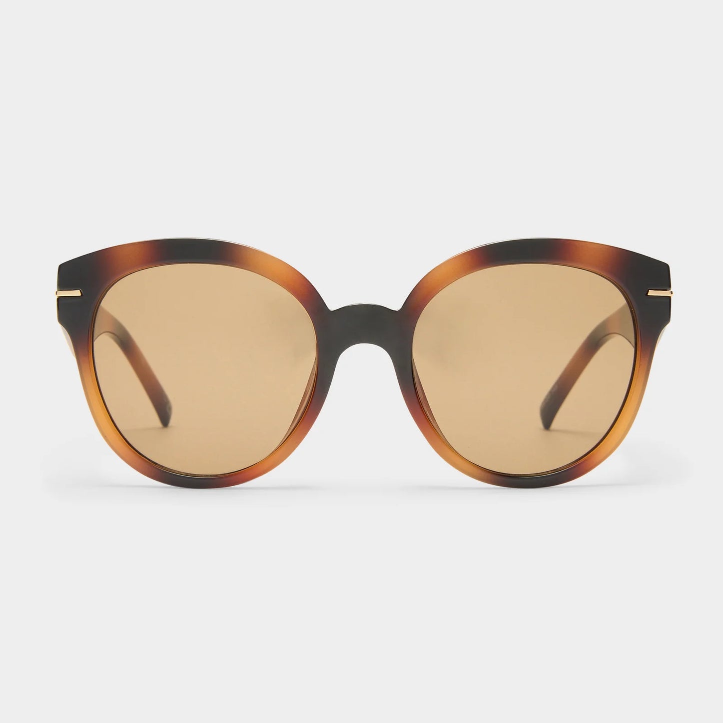 Le Specs Capacious Sunglasses in Tort