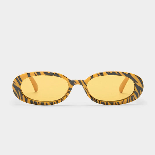 Le Specs Outta Love Sunglasses in Yellow Tiger