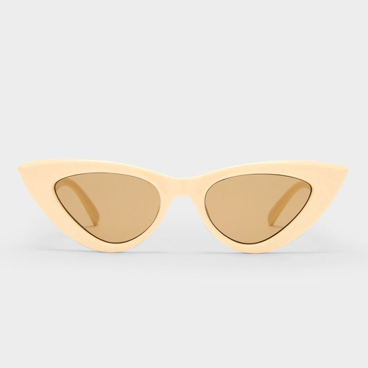 Le Specs Hypnosis Sunglasses in Ivory