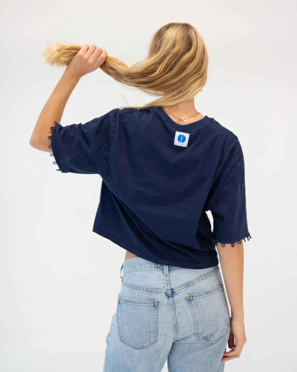 STOW Apparel Lana Tee in Navy