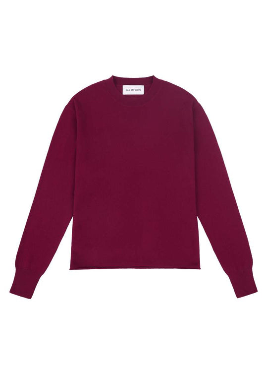 All My Love Abby Sweater in Cranberry