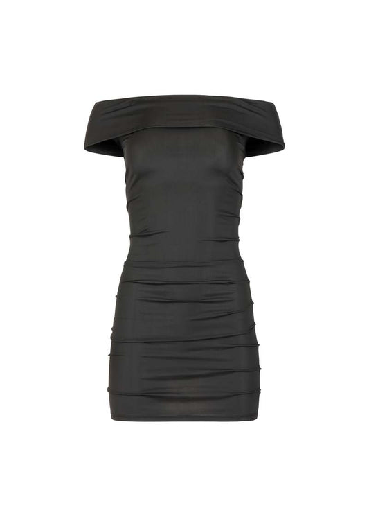 All My Love Michelle Dress in Onyx