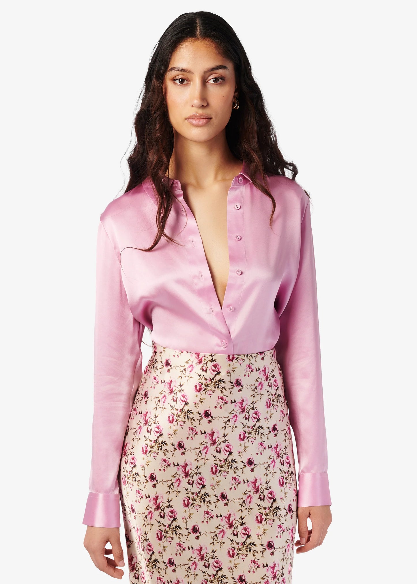 CAMI NYC Crosby Blouse in Camellia