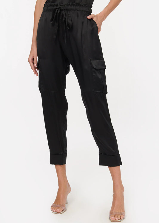 CAMI NYC Carmen Cargo Pant in Black