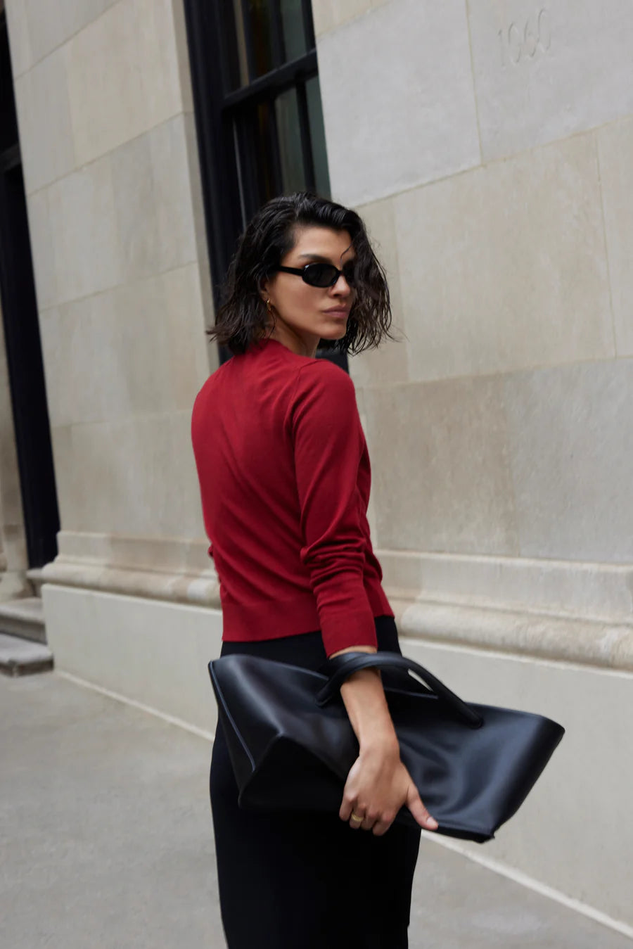 Sold Out NYC The Refined Cardi in Bordeaux