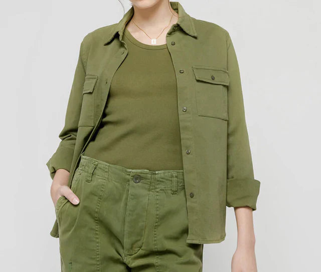 Ragdoll LA Surplus Shirt in Army Green