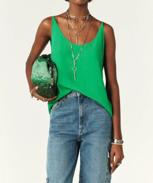 ba&sh Figue Strappy Top in Green