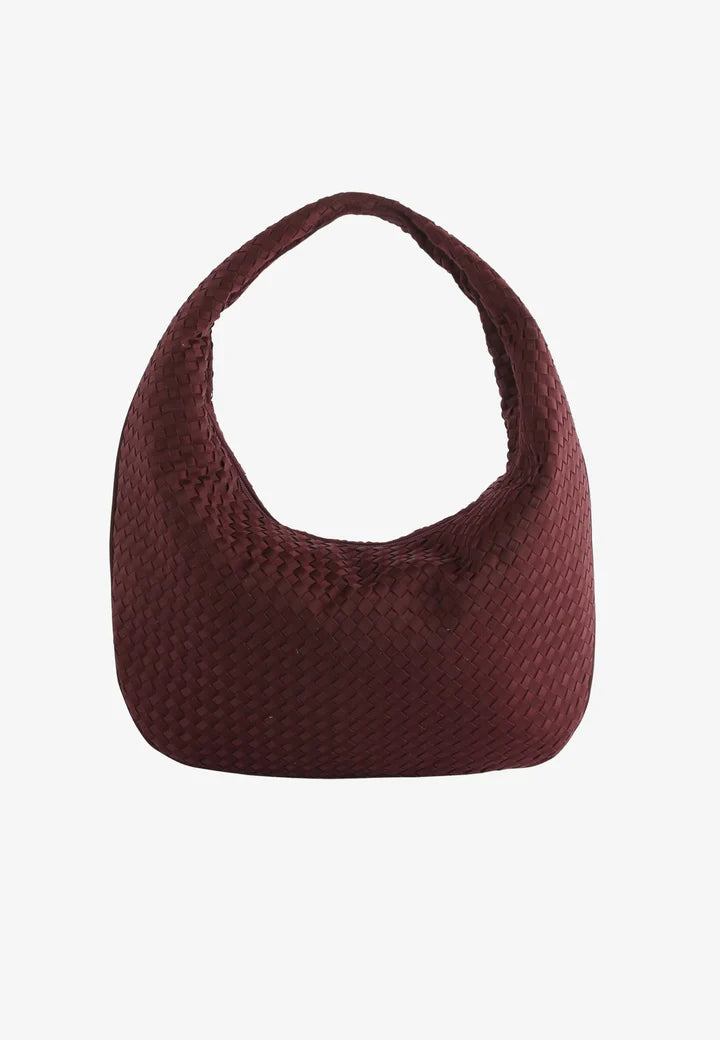 HVISK Haze Braided Neoprene in Midnight Plum