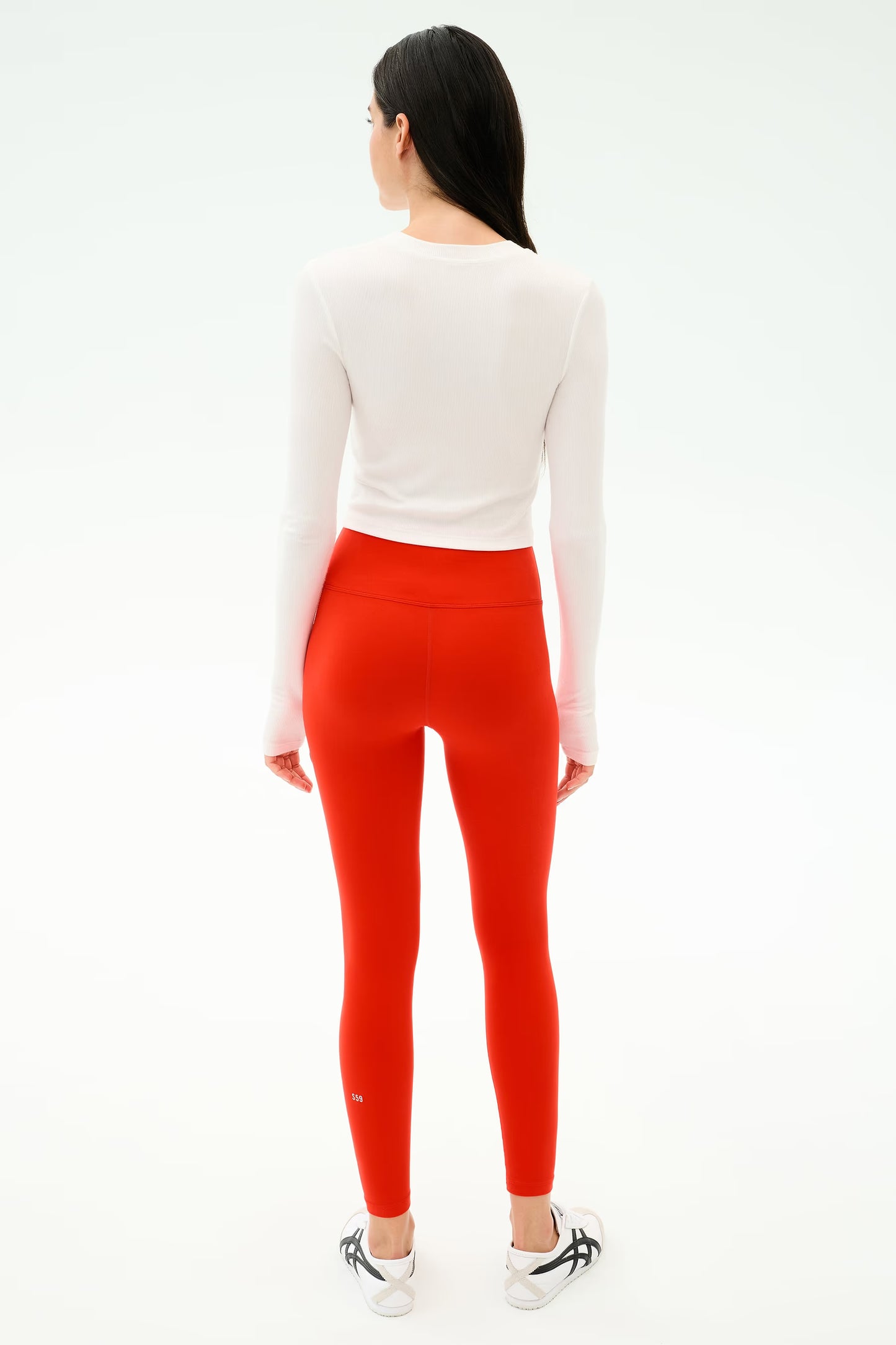 Splits59 Sprint High Waist Rigor 7/8 Legging in Lotus Red
