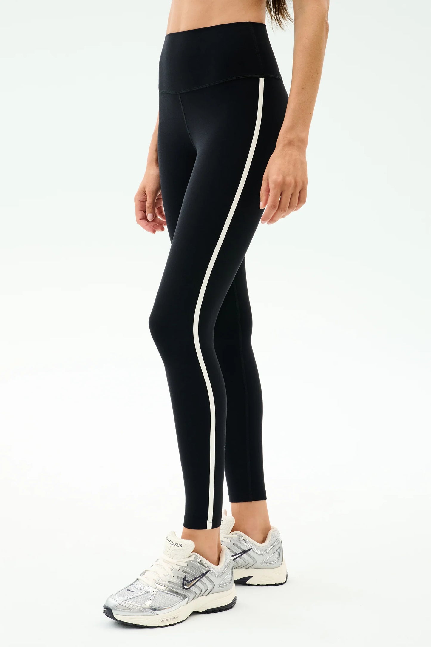 Splits59 Amber Airweight High Waist 7/8 Legging in Black/White