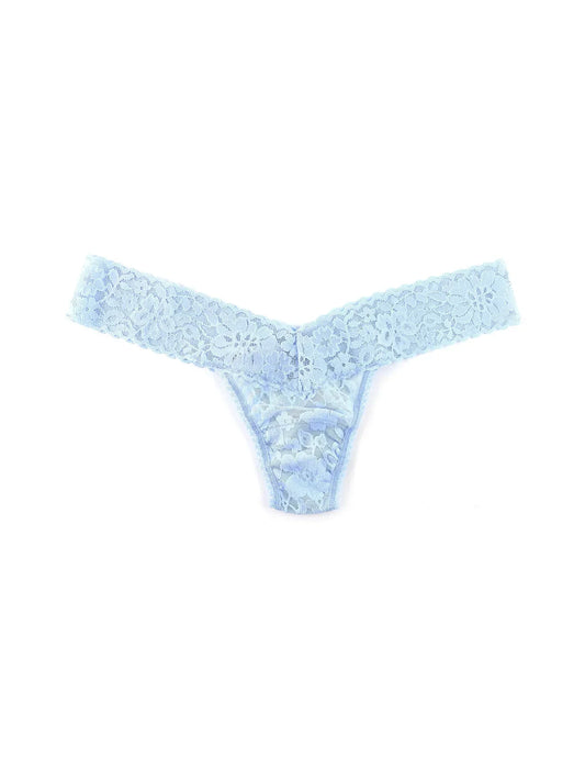 Hanky Panky Daily Lace™ Low Rise Thong in Fresh Air Blue