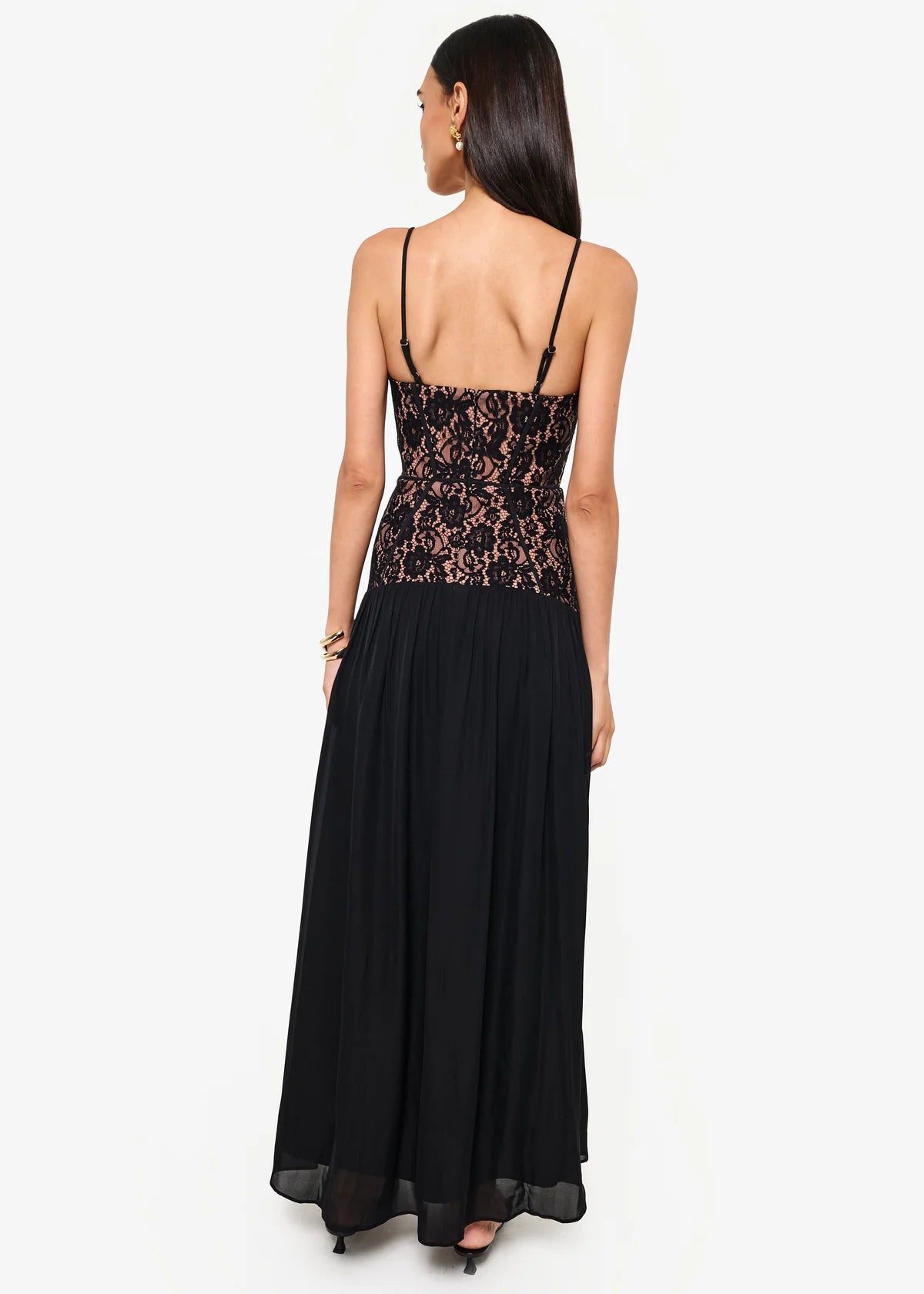 CAMI NYC Corsica Lace Corset Dress