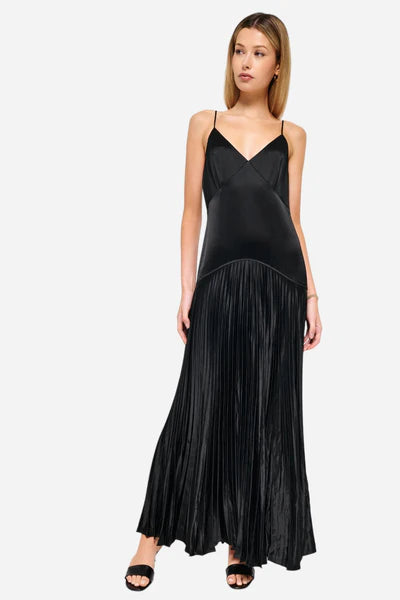 CAMI NYC Jennelyn Pleated Gown in Black