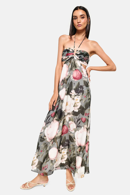 CAMI NYC Calliope Chiffon Dress in Bayou Bloom