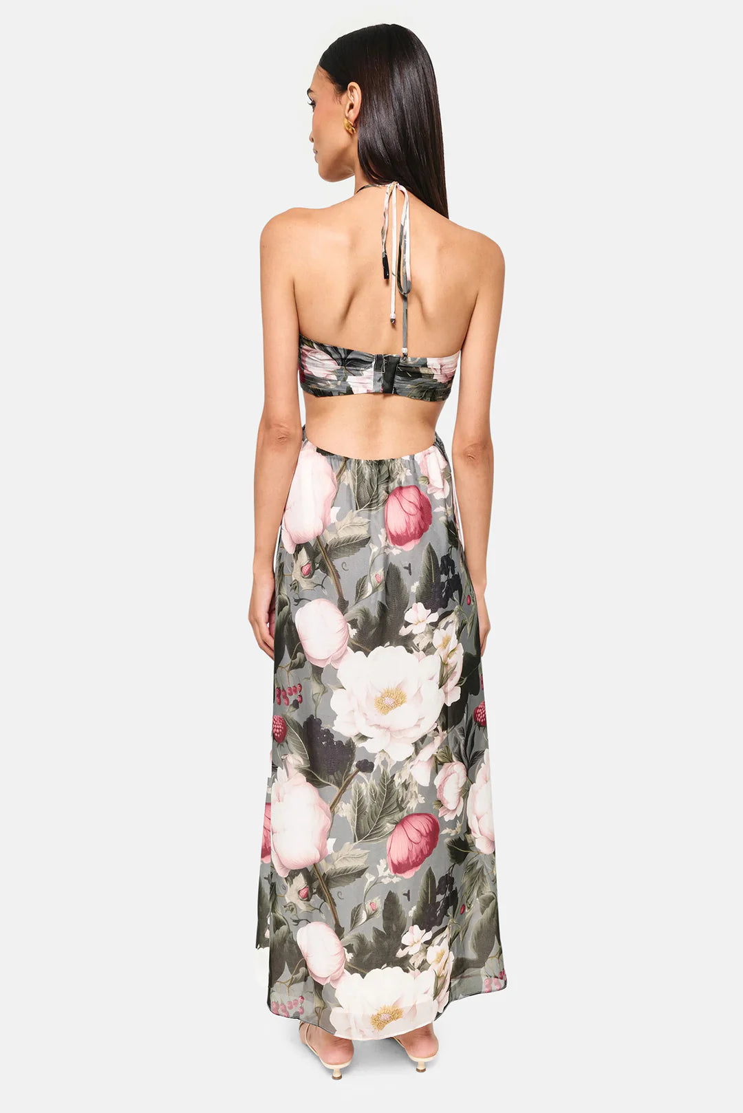 CAMI NYC Calliope Chiffon Dress in Bayou Bloom