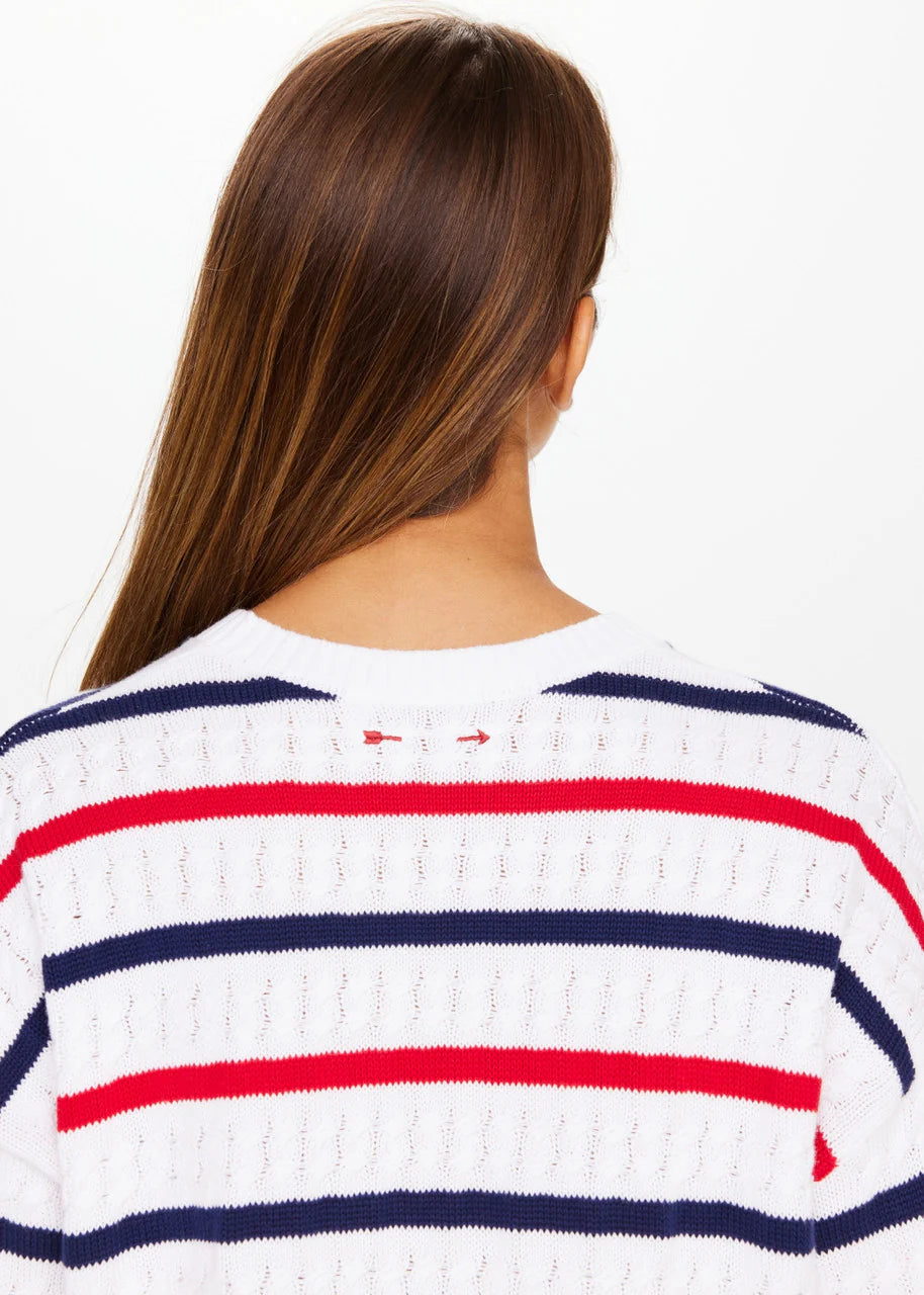 The Upside Heritage Boo Knit in Stripes