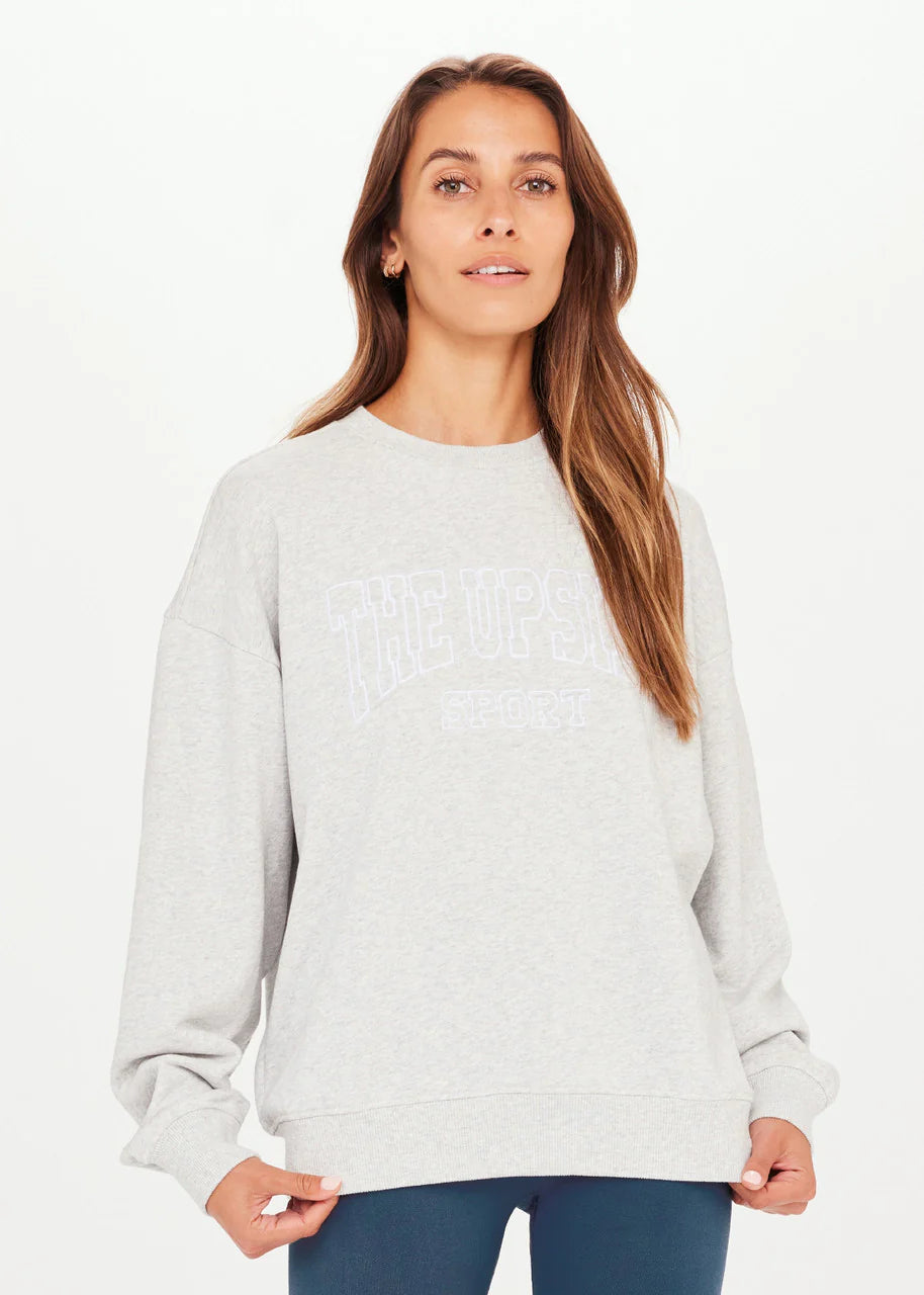 The Upside Ivy League Saturn Crew in Grey