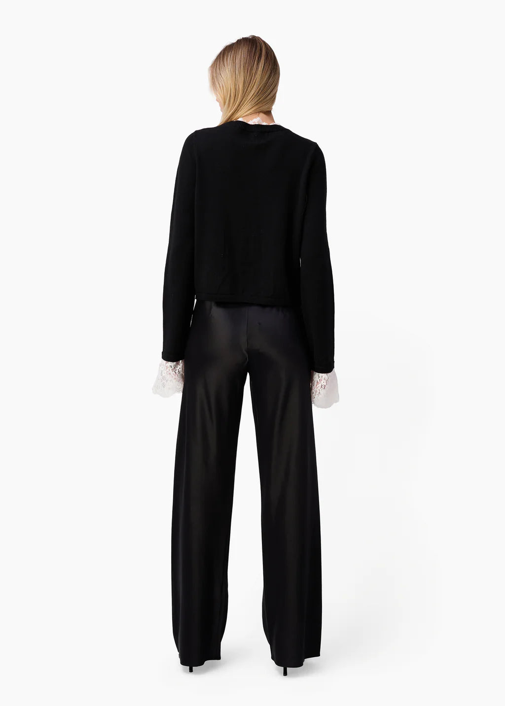 CAMI NYC Eliana Cardigan in Black/White