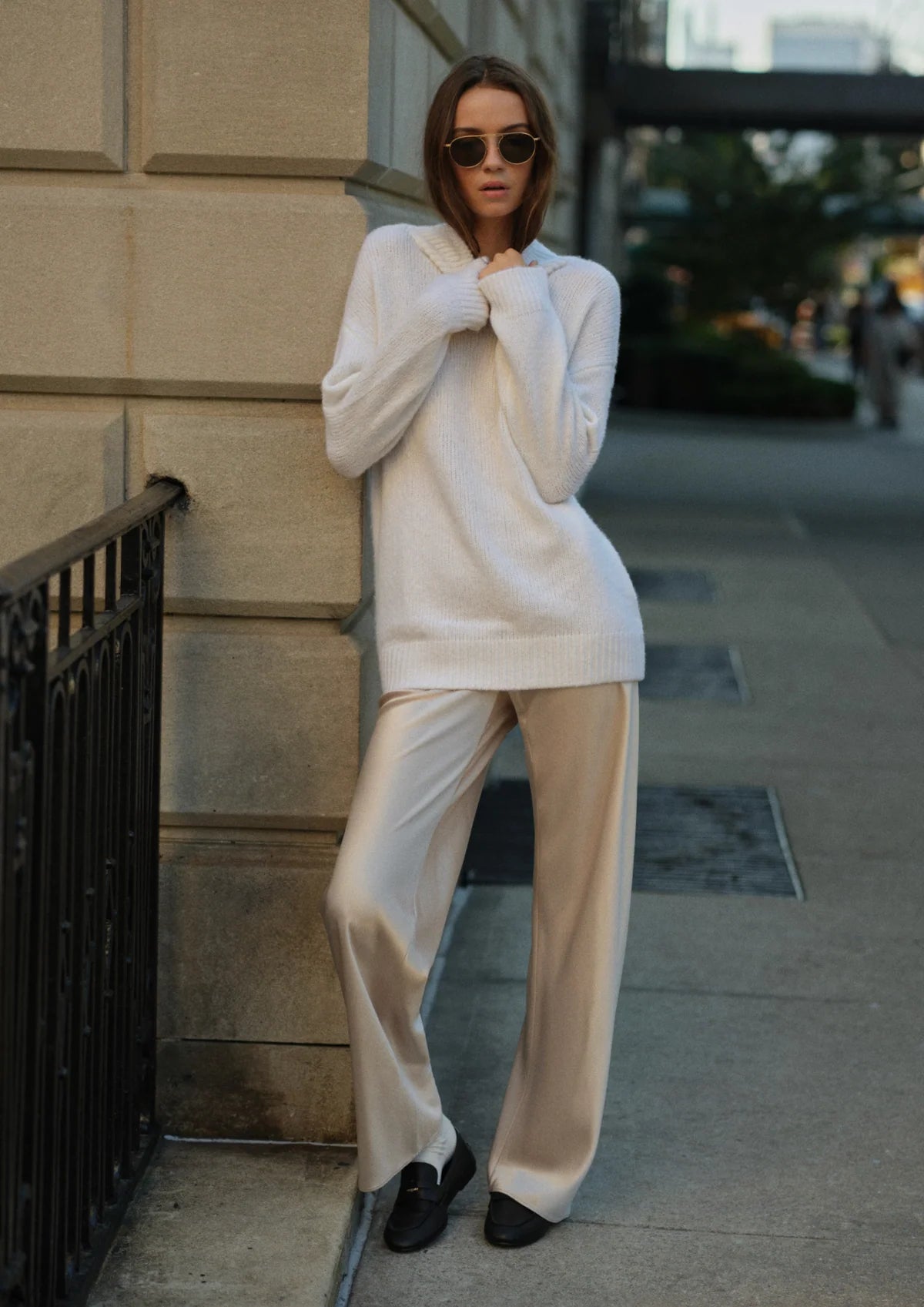 CAMI NYC Catherine Sweater in Macadamia