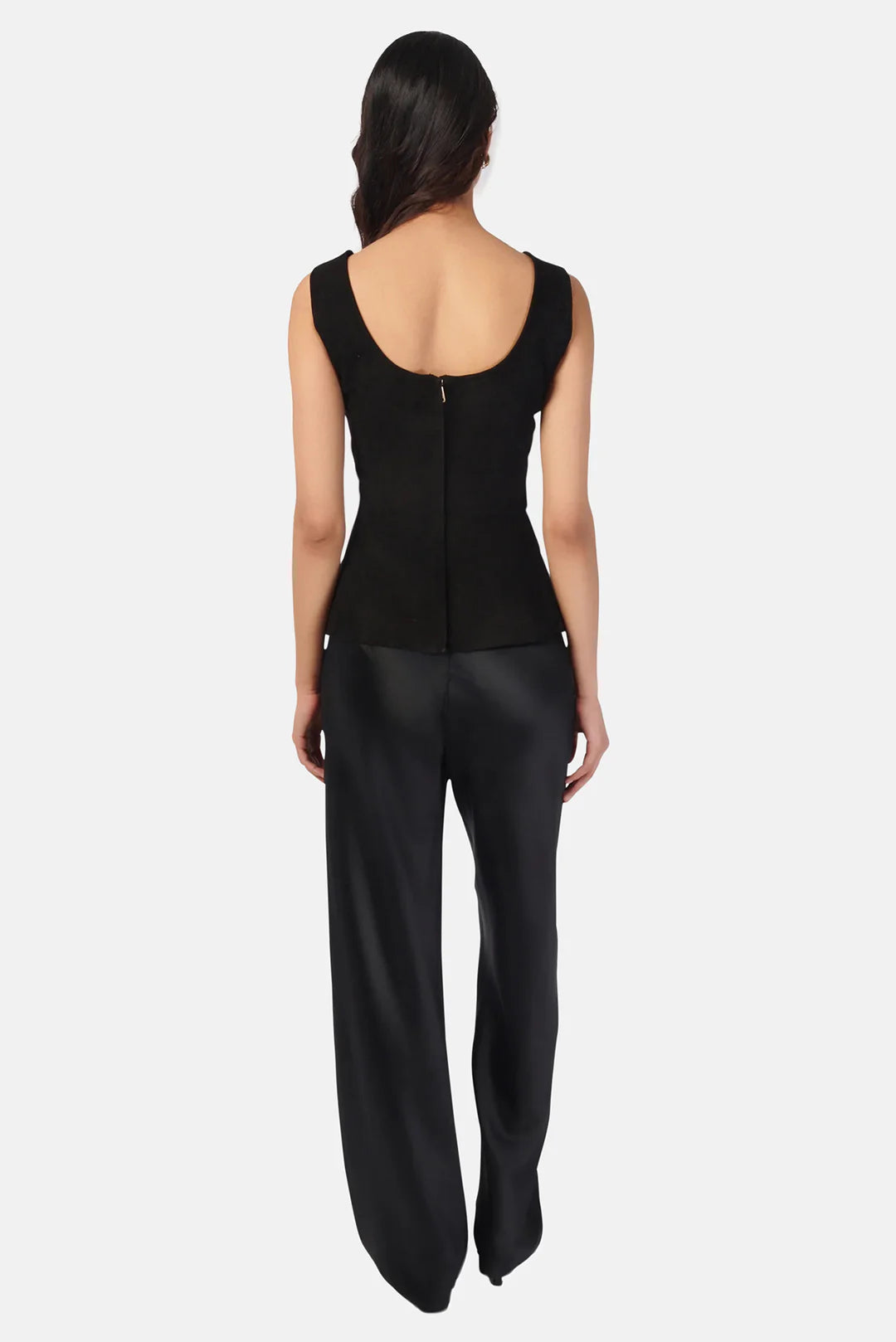 CAMI NYC Nolan Suede Corset in Black