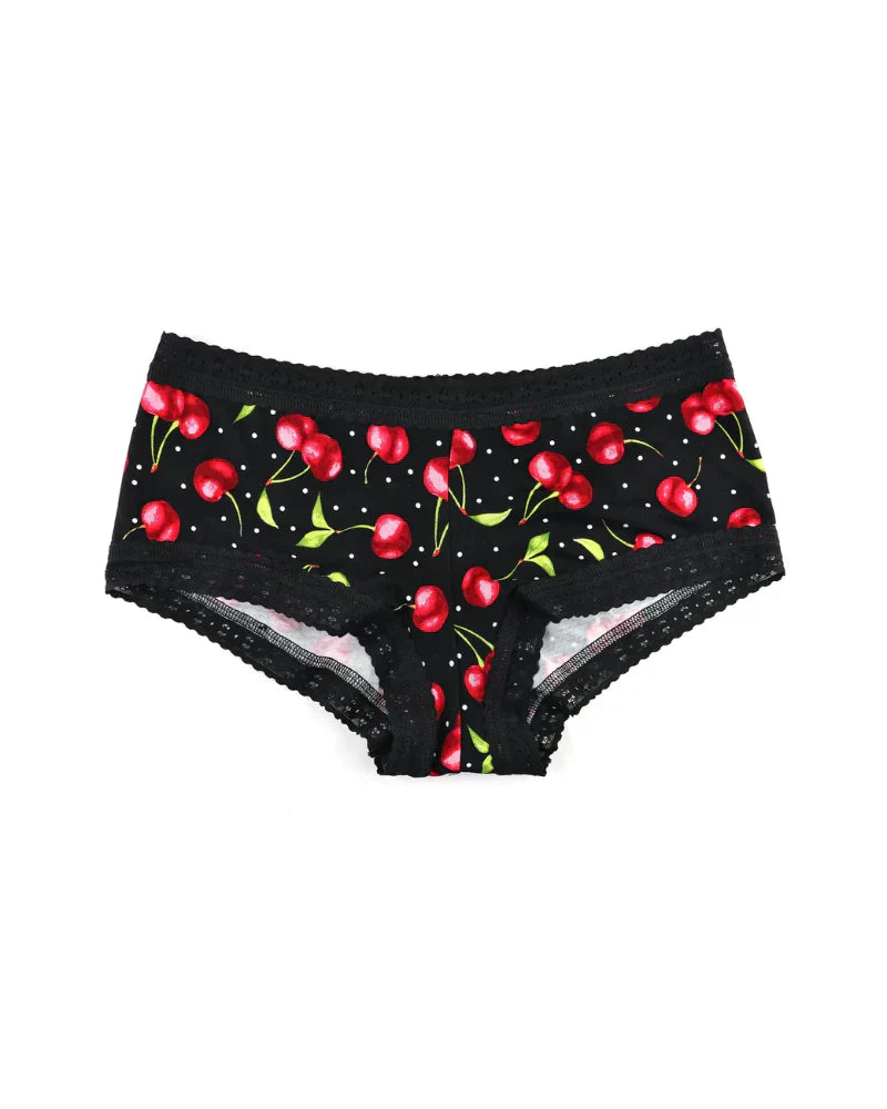 Hanky Panky Boyshort in Cherry Bomb