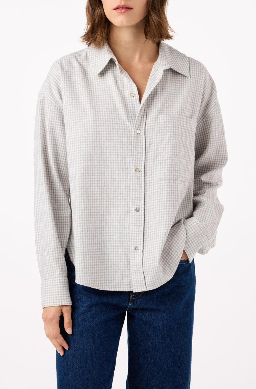 AMO Maryanne Shirt in Silver Fox