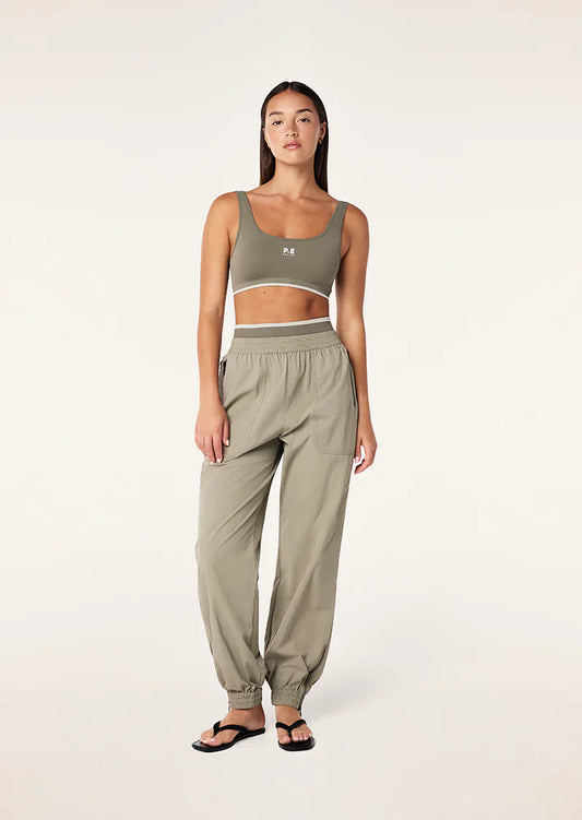 P.E. Nation Pitlane Pant in Silver Sage