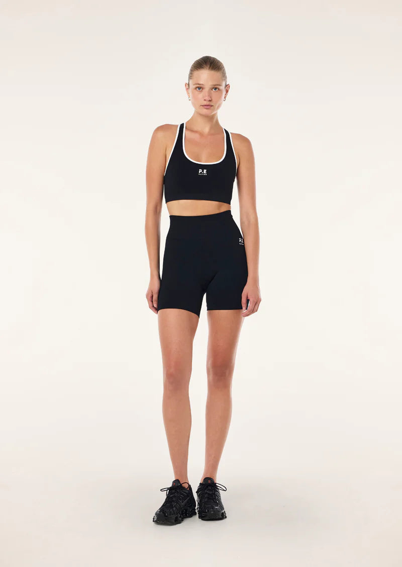 P.E Nation Restore 5'' Seamless Bike Short in Black