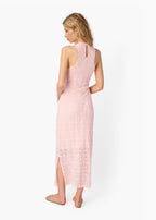 CAMI NYC Annison Stretch Lace Midi Dress in Dogwood