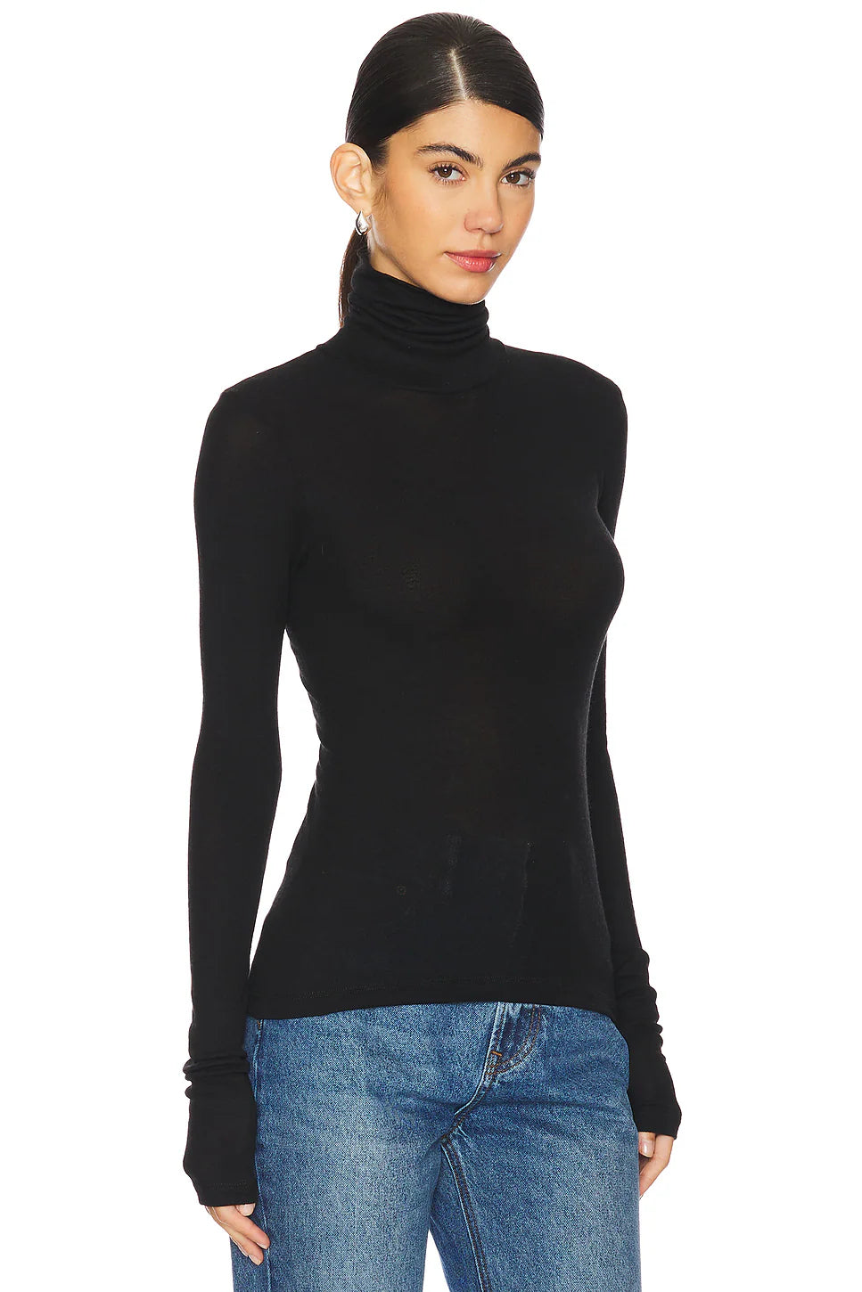 Sold Out NYC The Cashmere Turtleneck in Black