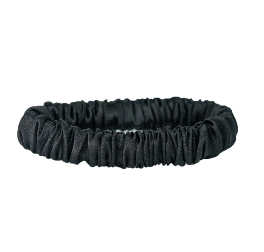 Waves By Sara J Scrunchie in Black