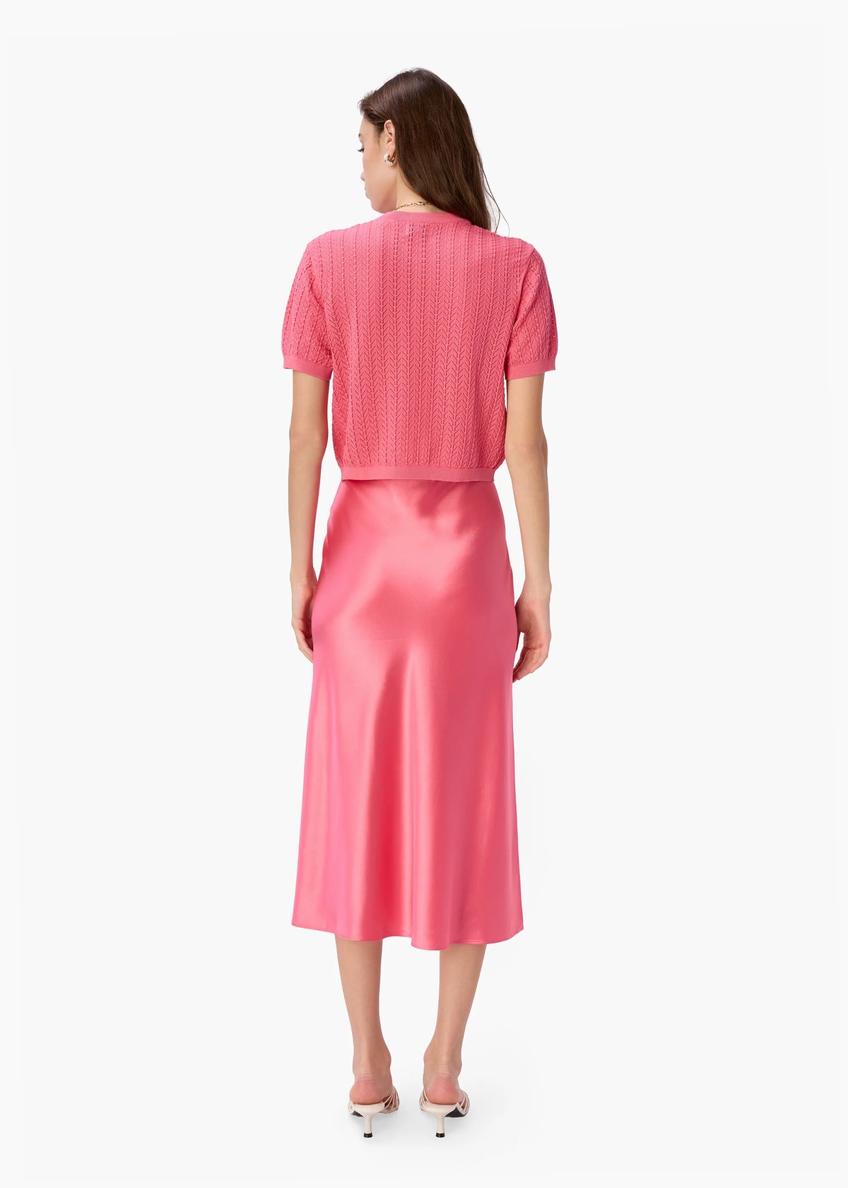 CAMI NYC Florina Midi Skirt in Hibiscus