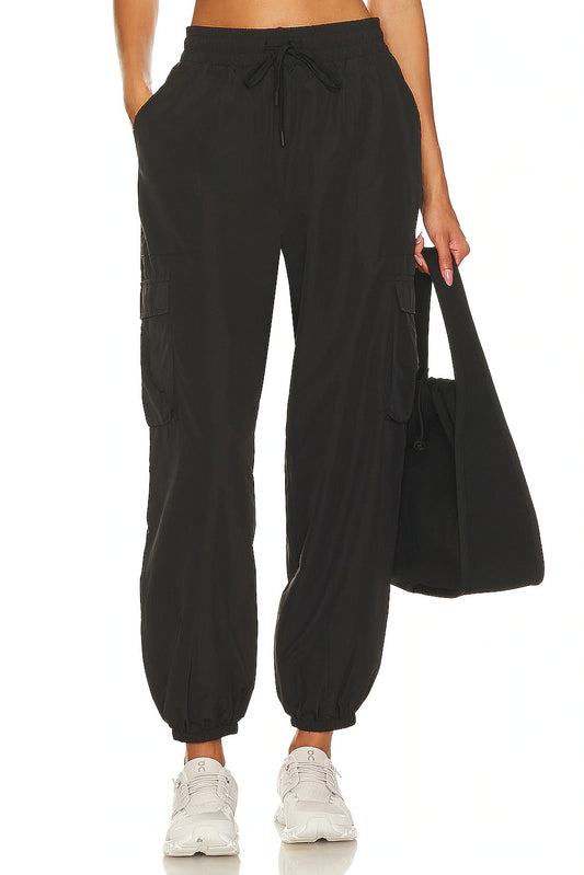 The Upside Kendall Cargo Pant in Black